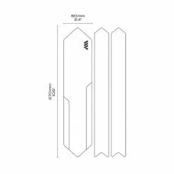 All-mountain-style Honeycomb Chainstay Protector -Bicycle Shop all mountain style honeycomb chainstay protector 2