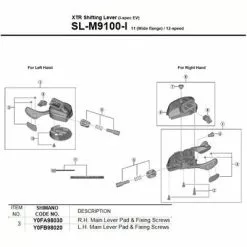 Shimano XTR SL-M9100 Left