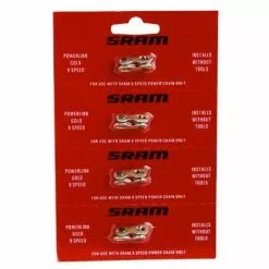 SRAM PowerLink Gold Chain Connector 9-speed 4 Pcs