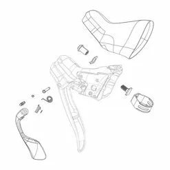 SRAM Shifter Brake Lever Hydraulic Rival 22 Rear